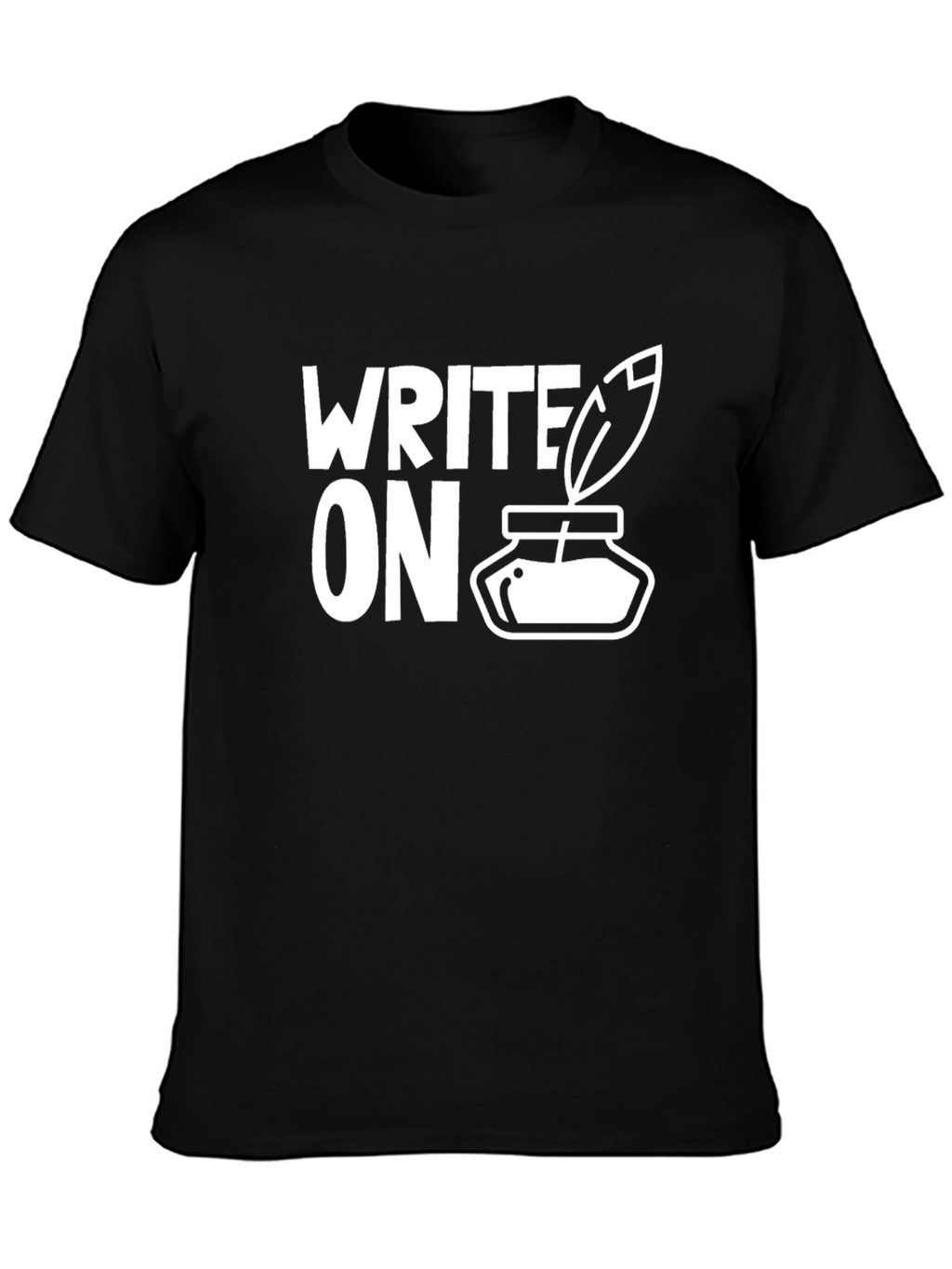 Write On Inkwell T-Shirt - Black Creative Tee