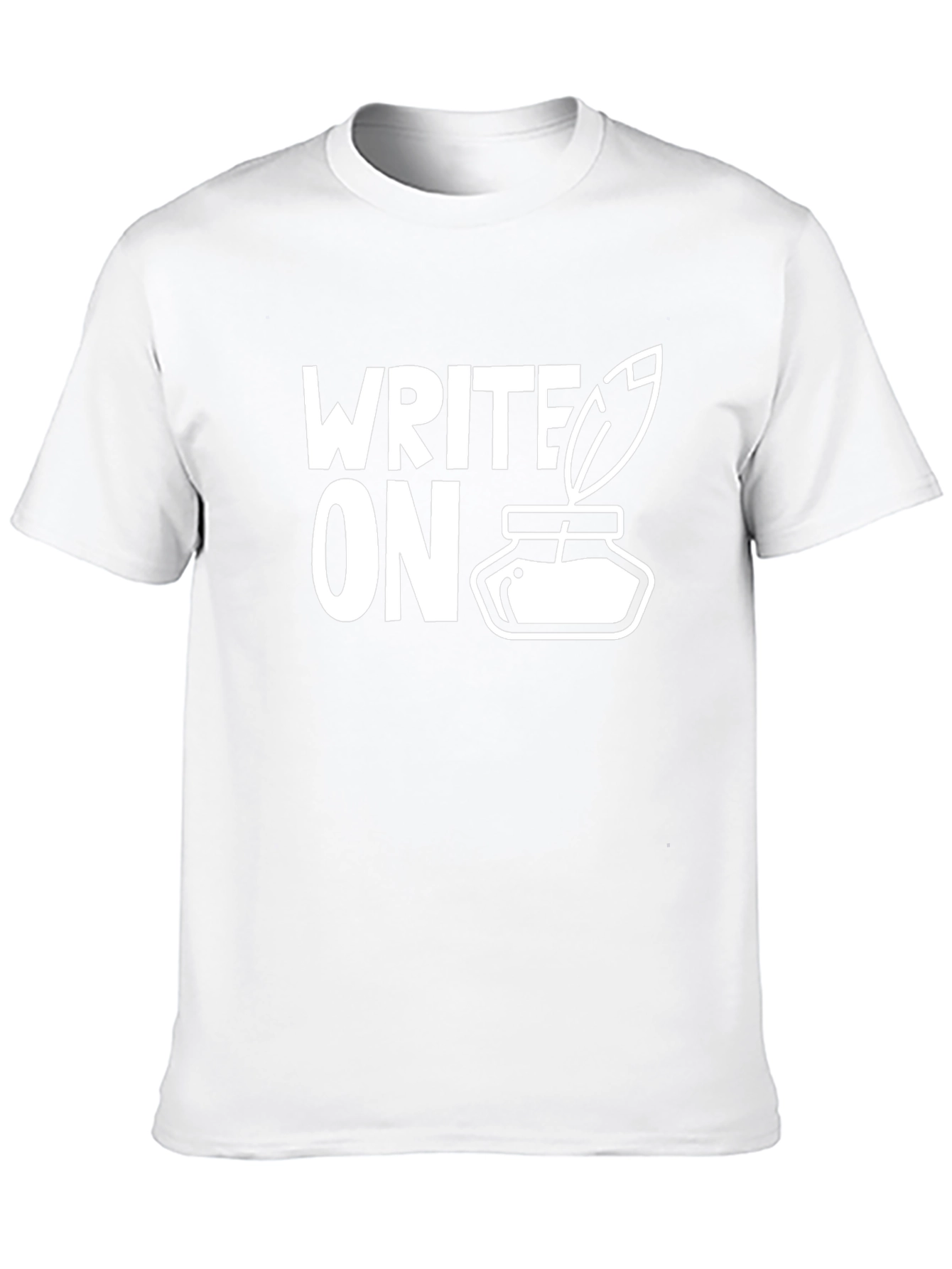 Write On Inkwell T-Shirt - Black Creative Tee