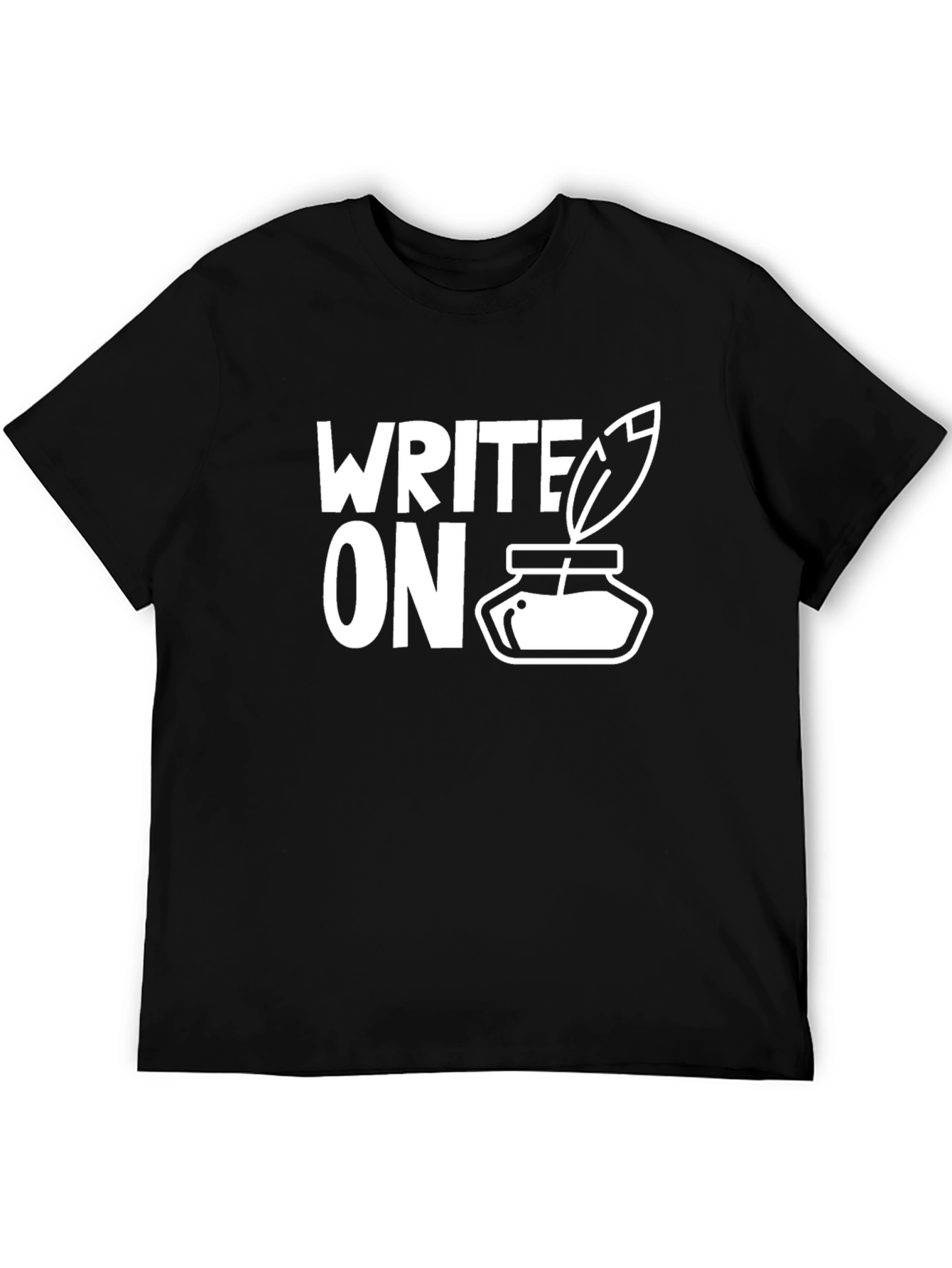 Write On Inkwell T-Shirt - Black Creative Tee