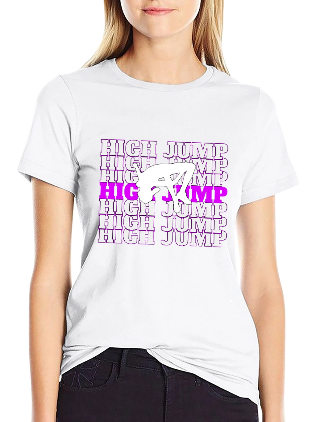 High Jump Graphic Tee - Stylish Athletic Design