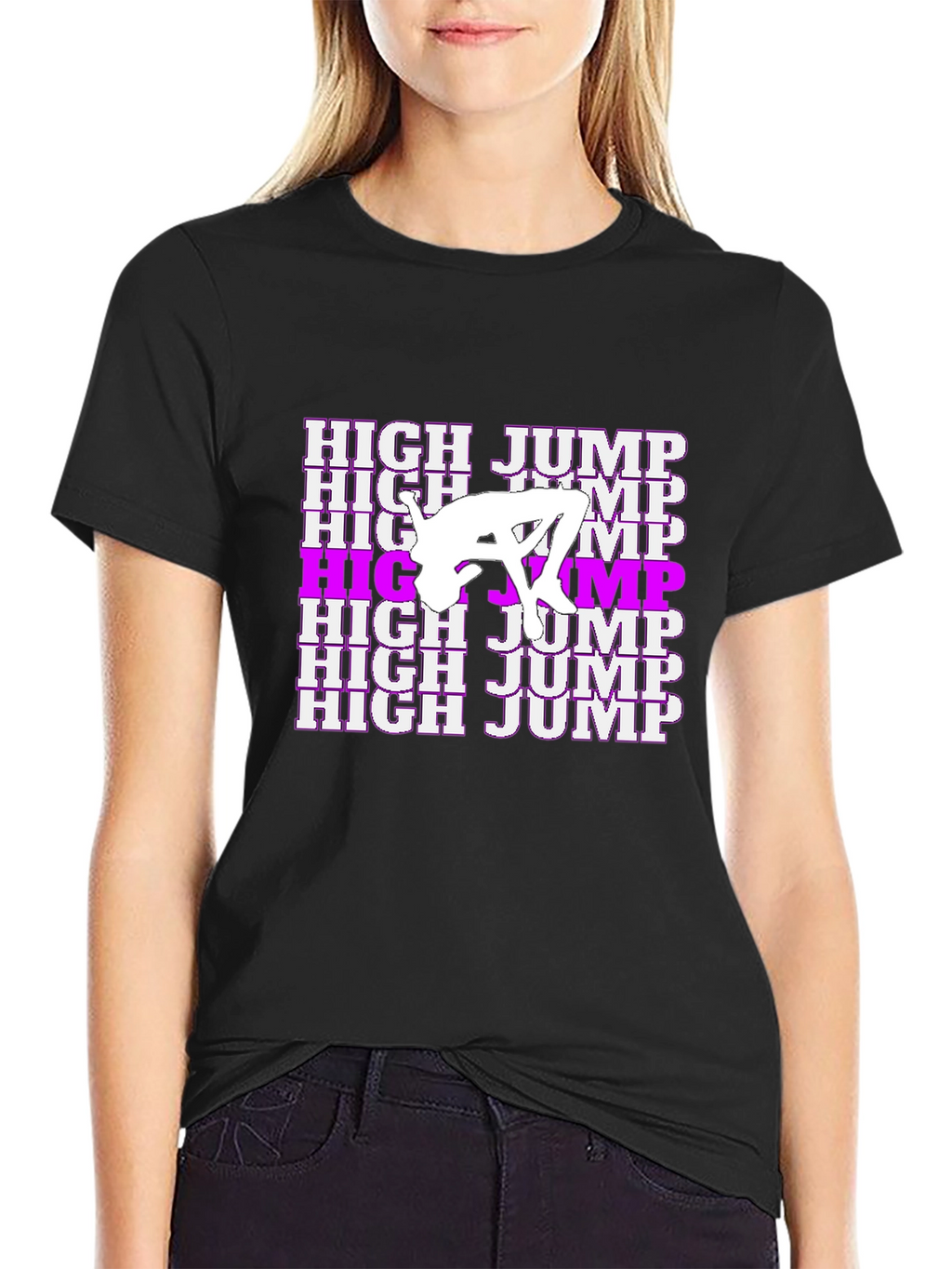 High Jump Graphic Tee - Stylish Athletic Design