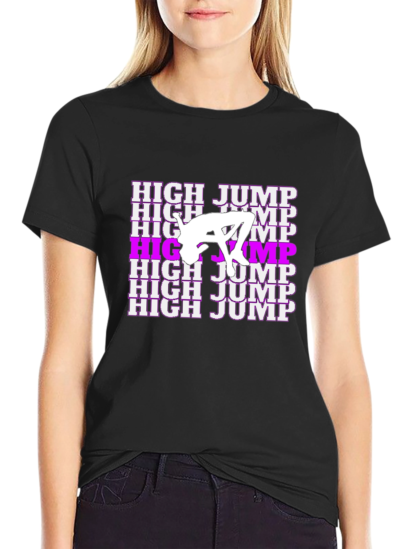 High Jump Graphic Tee - Stylish Athletic Design