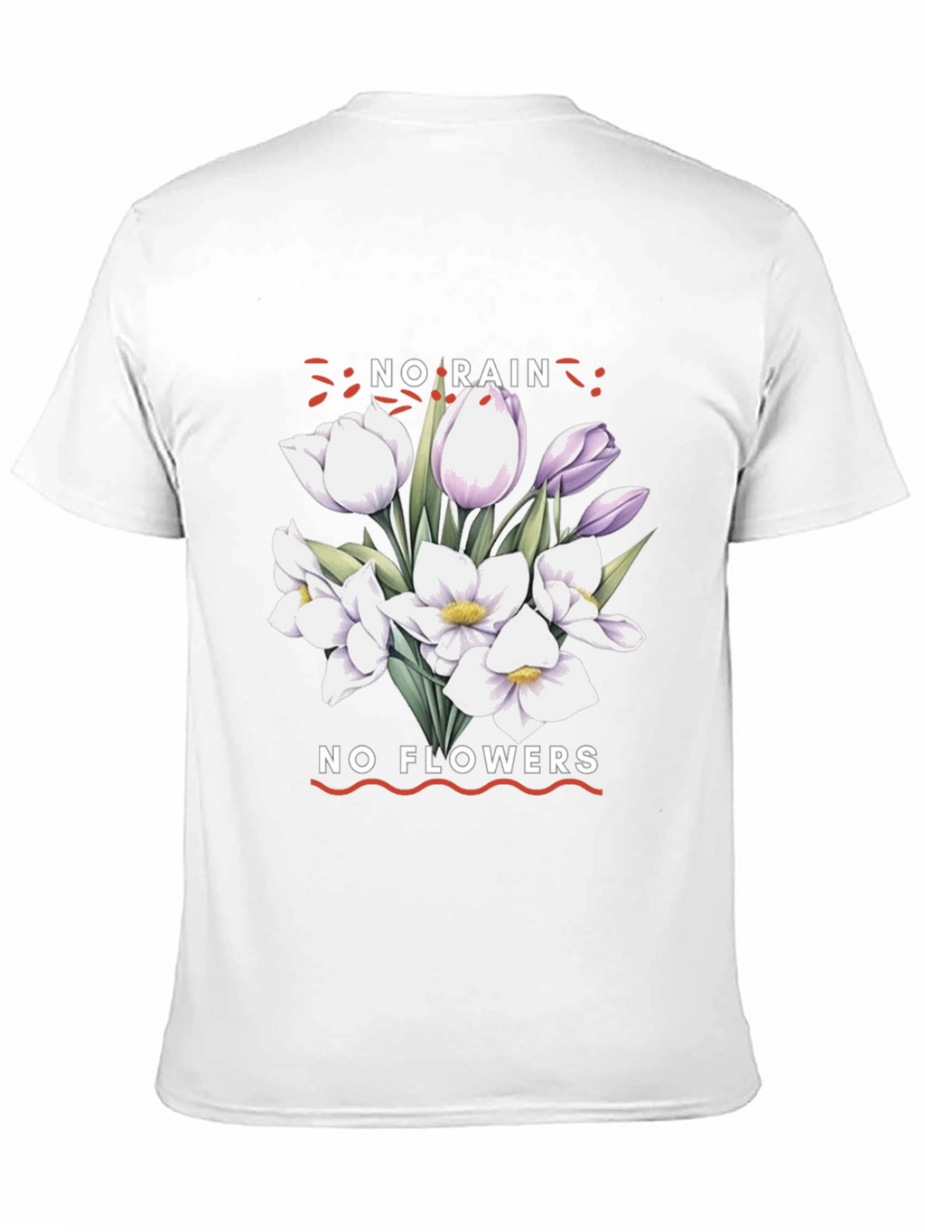 No Rain No Flowers Graphic Tee - Black