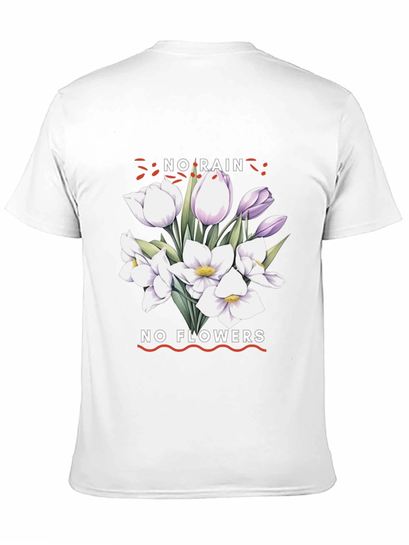 No Rain No Flowers Graphic Tee - Black