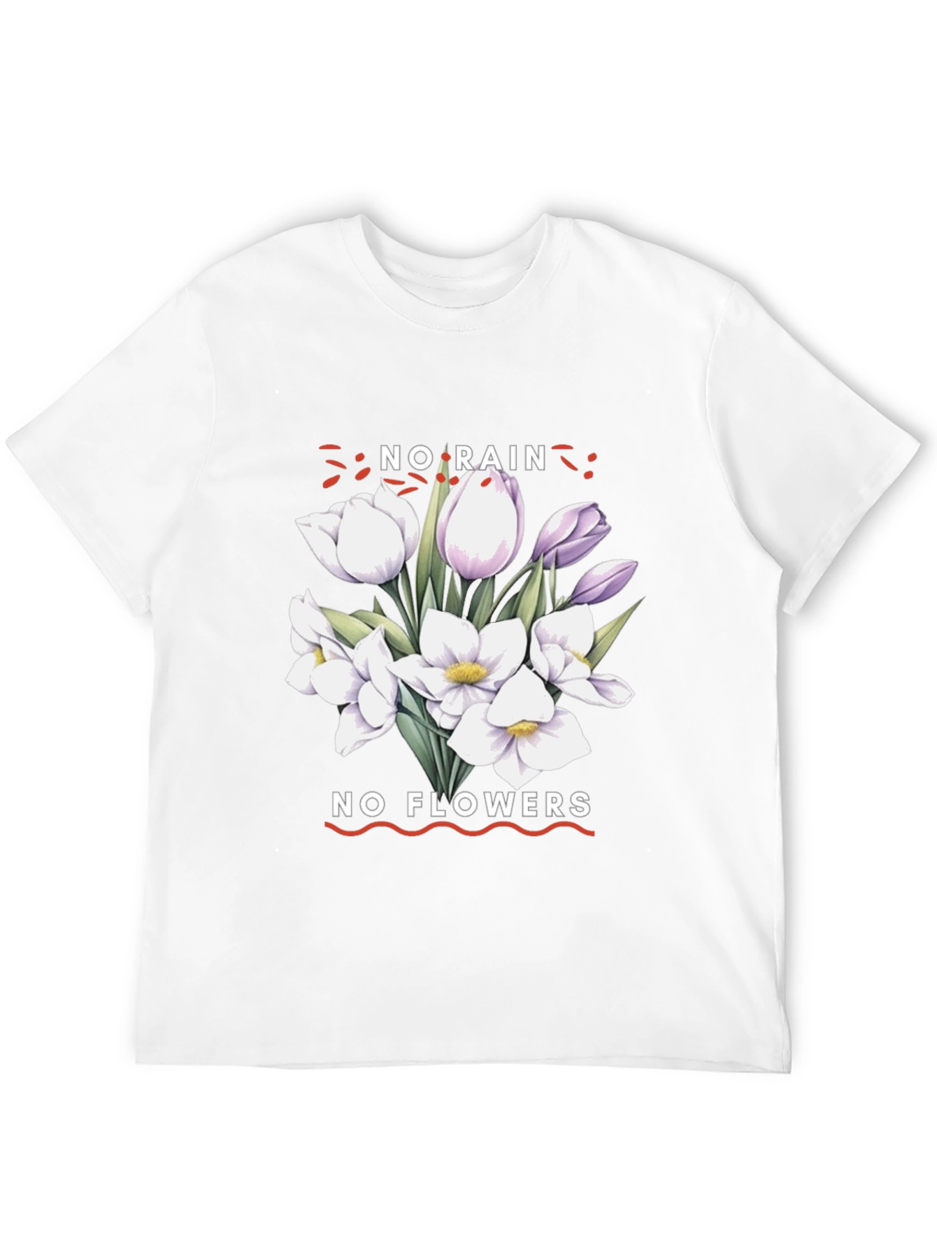 No Rain No Flowers Graphic Tee - Black