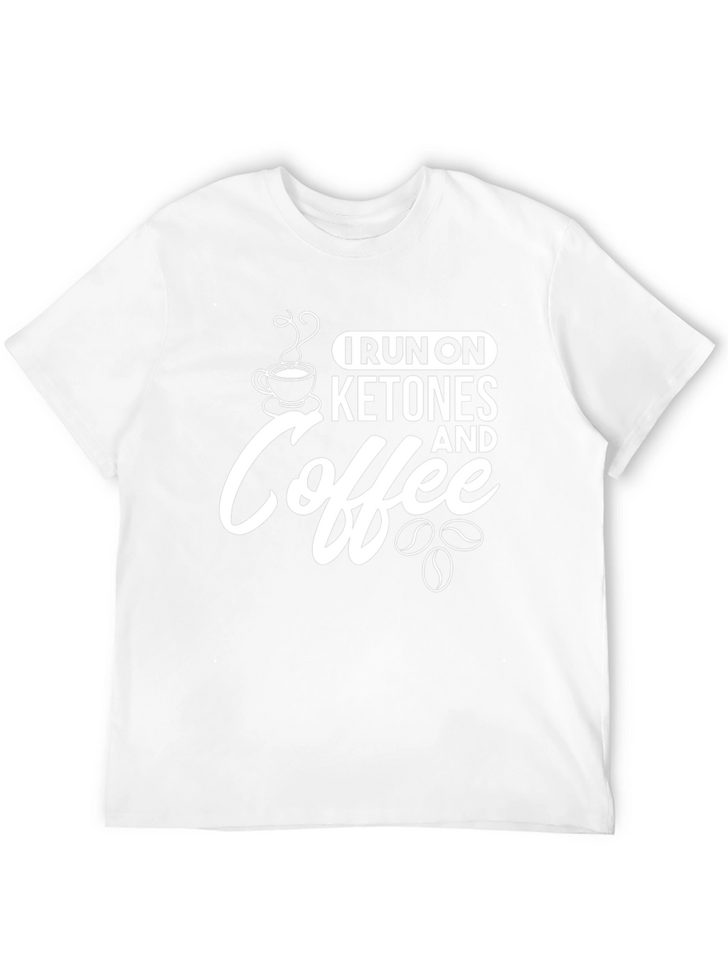 I Run On Ketones and Coffee T-Shirt - Black