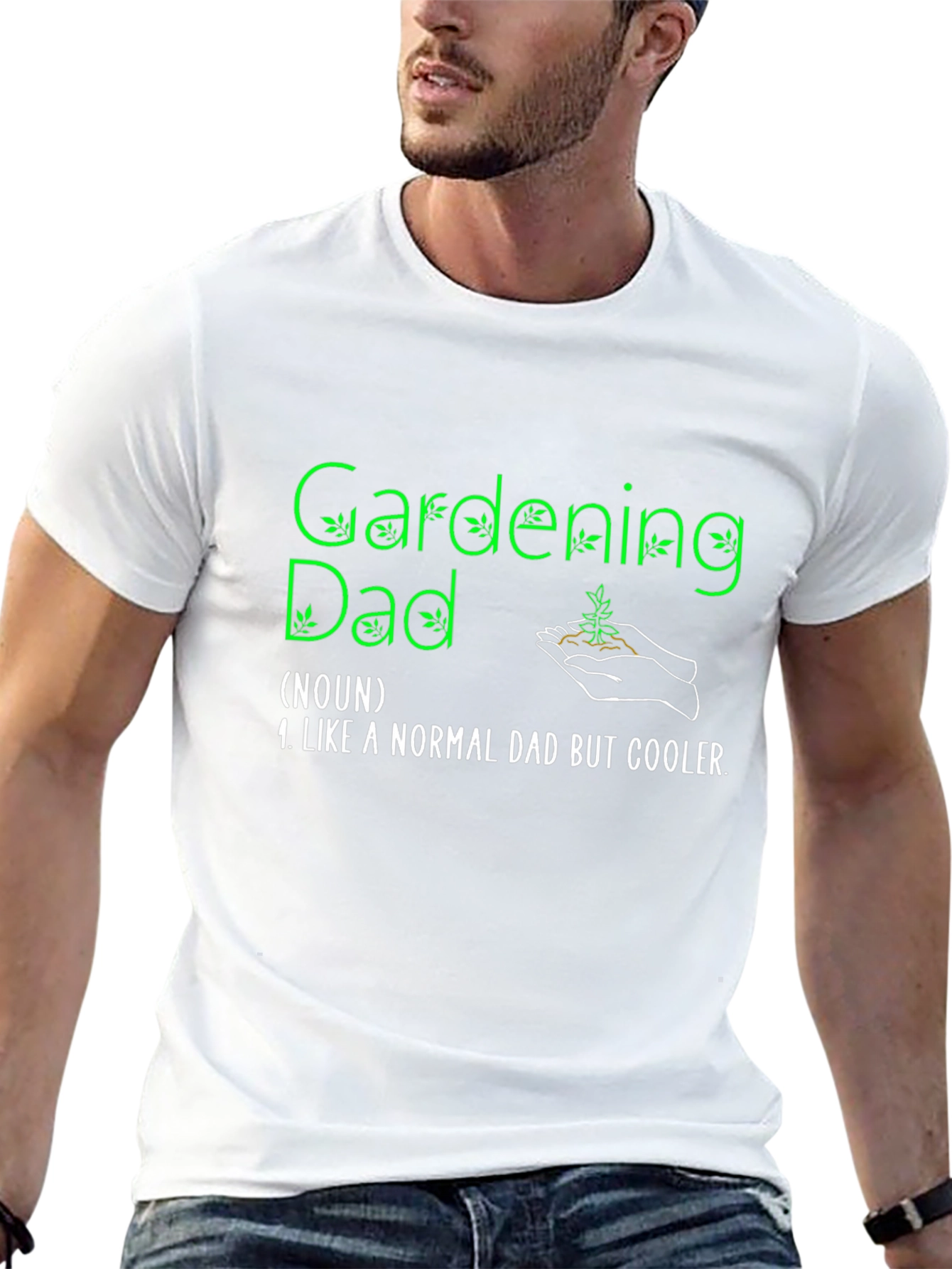Gardening Dad Graphic Tee - Cool Gardener Gift