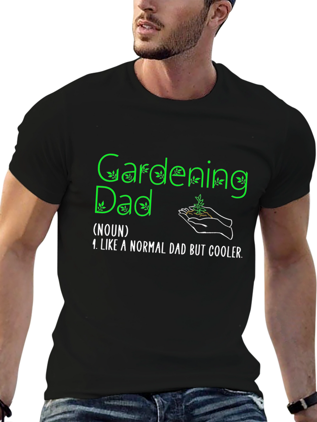 Gardening Dad Graphic Tee - Cool Gardener Gift