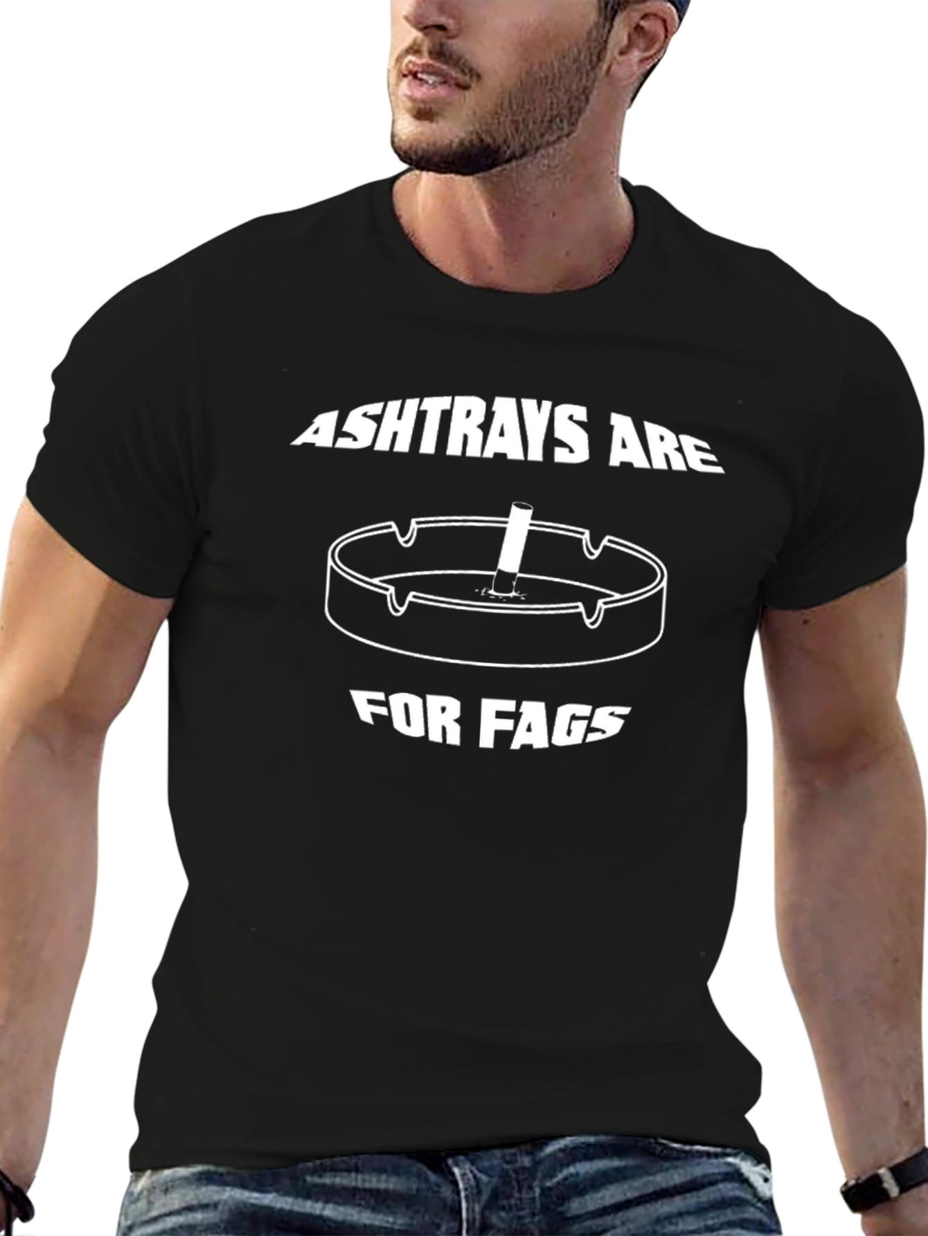 Offensive Slogan Graphic Tee