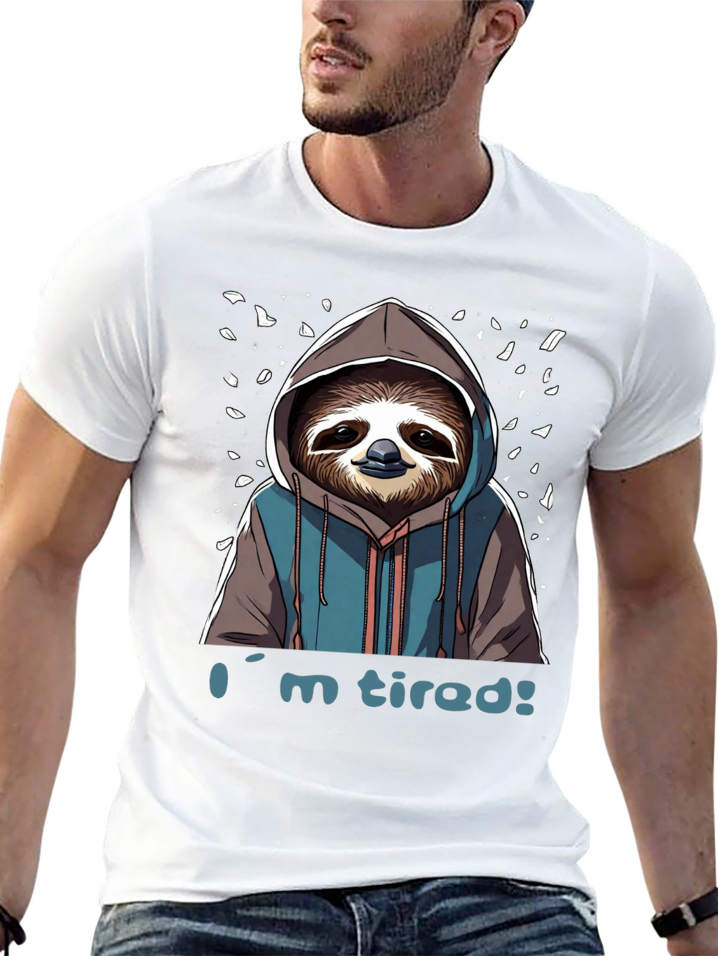 Im Tired Sloth Graphic T-Shirt