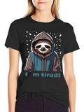 Im Tired Sloth Graphic T-Shirt