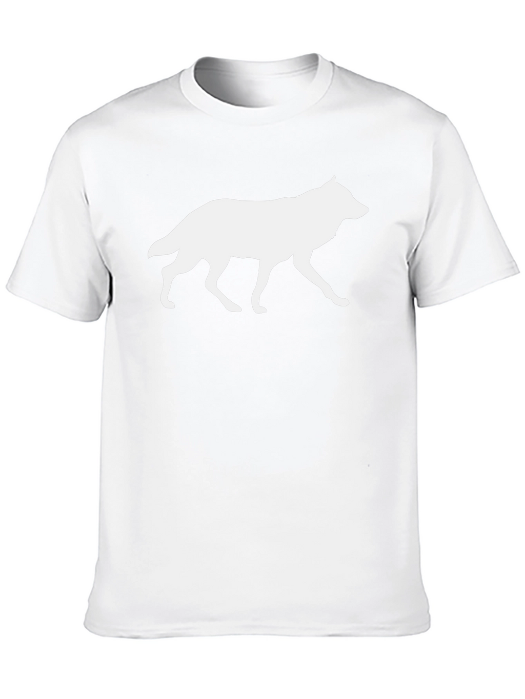 Wolf Silhouette Black Graphic Tee