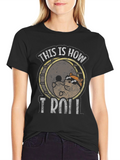 This is How I Roll Raccoon T-Shirt