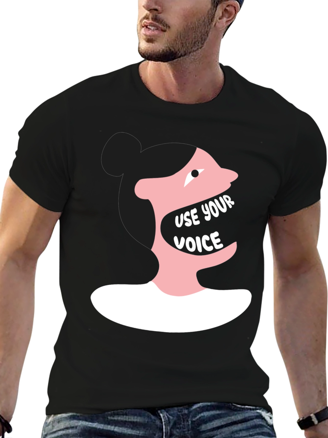 Use Your Voice Graphic Tee - Empowerment Shirt