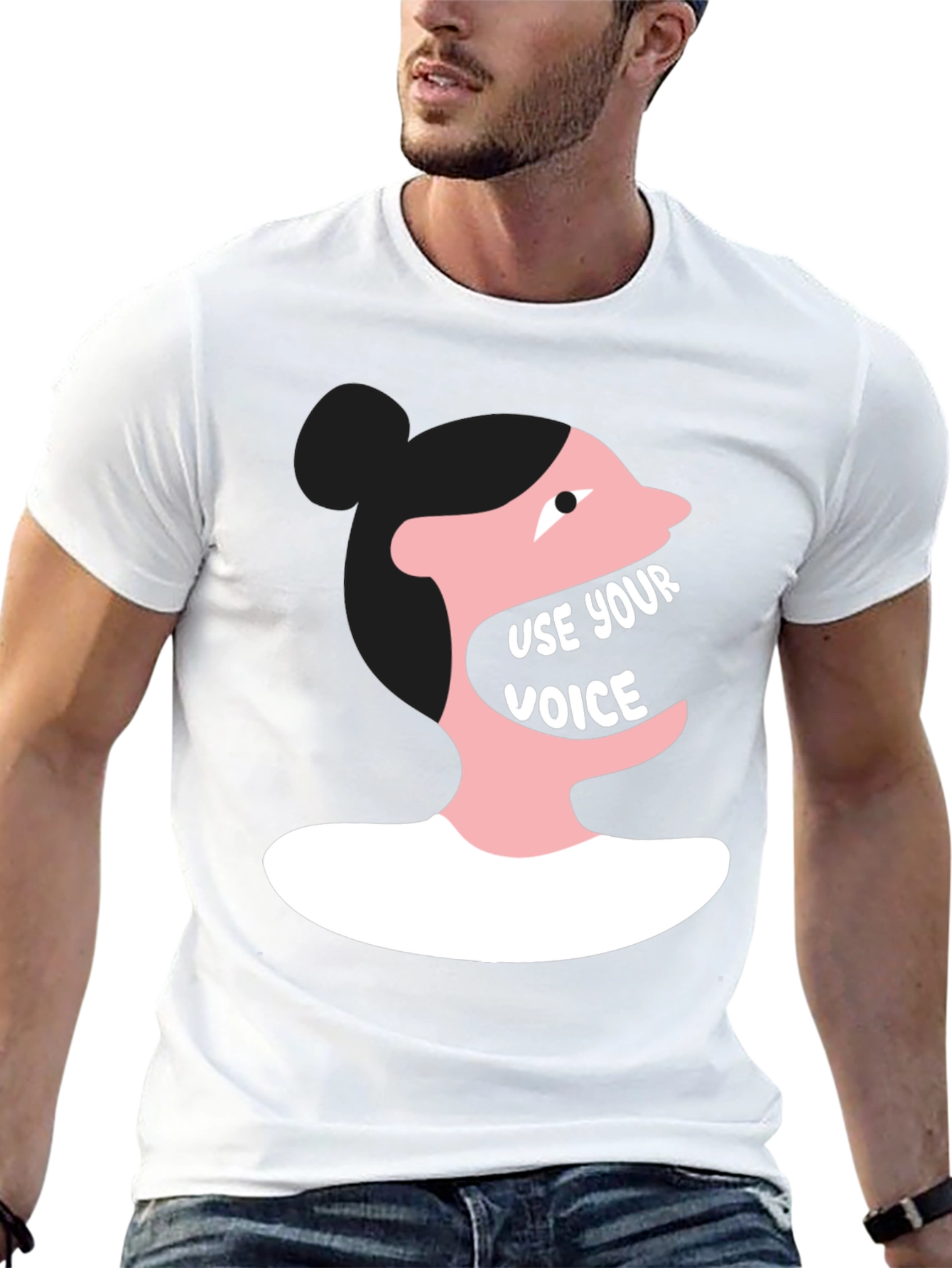 Use Your Voice Graphic Tee - Empowerment Shirt