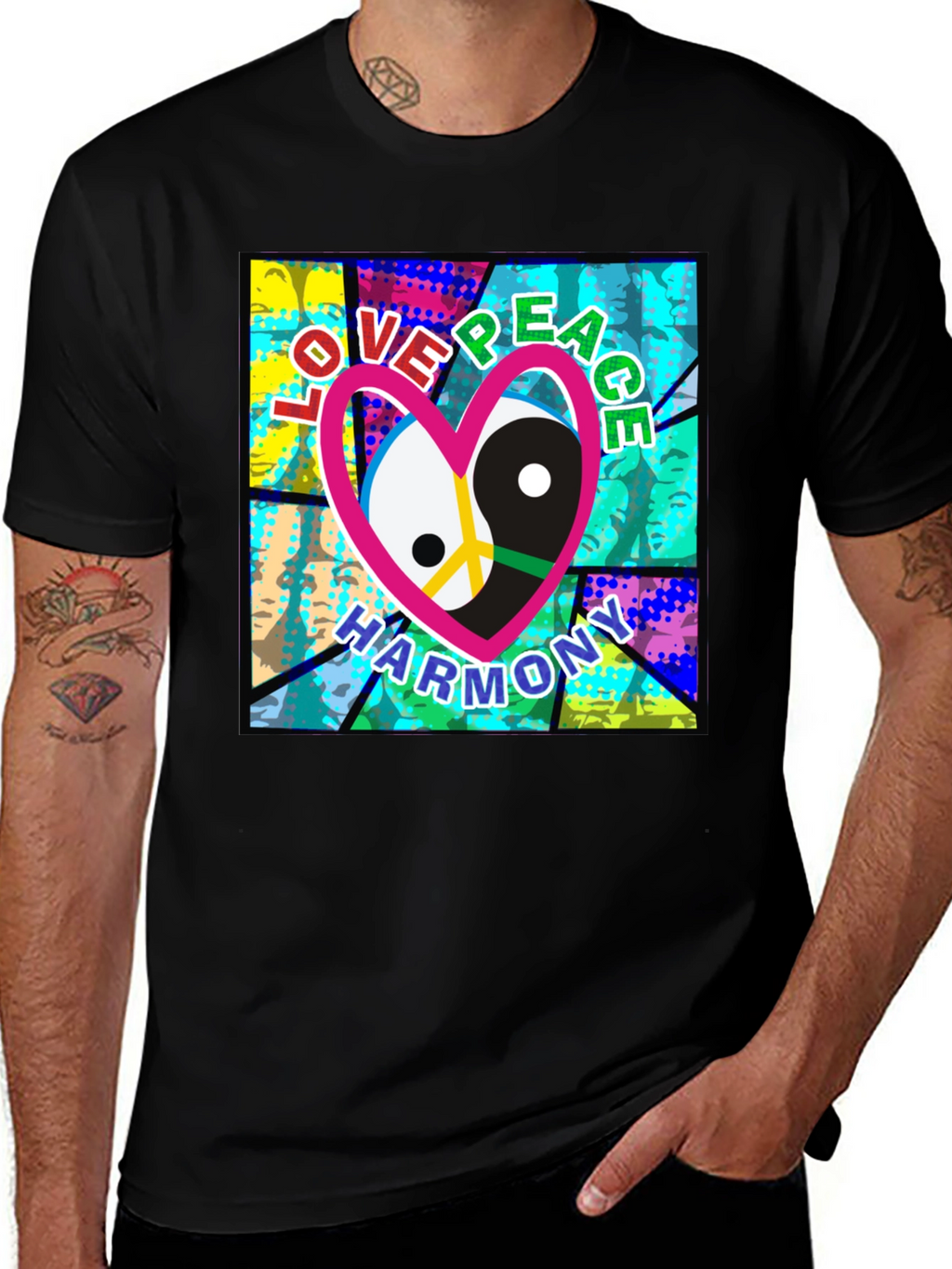 Love Peace Harmony Yin Yang T-Shirt