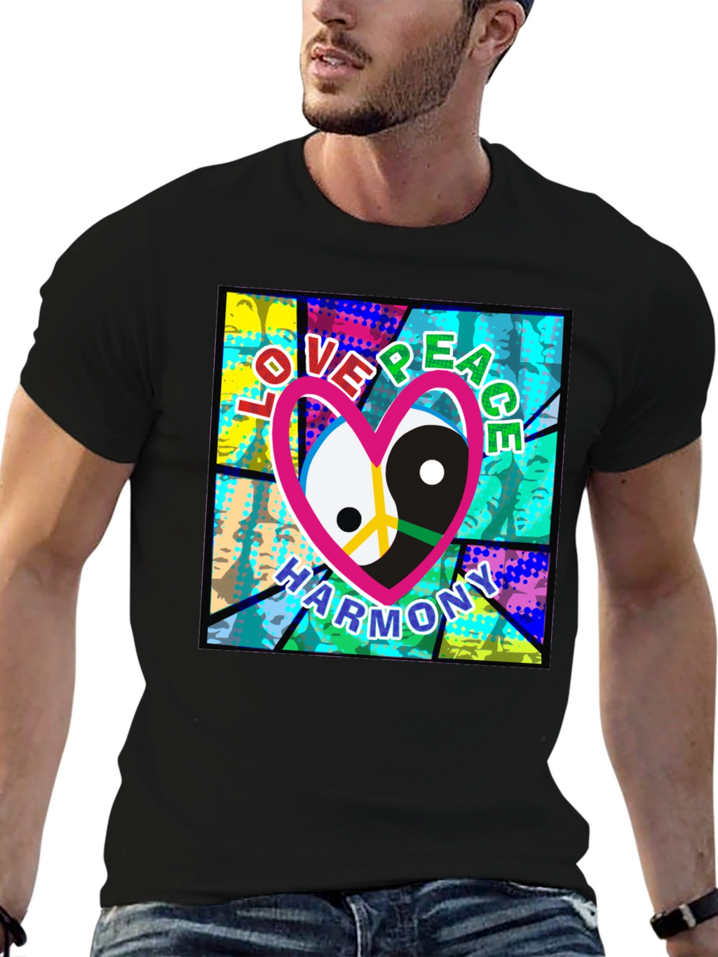 Love Peace Harmony Yin Yang T-Shirt