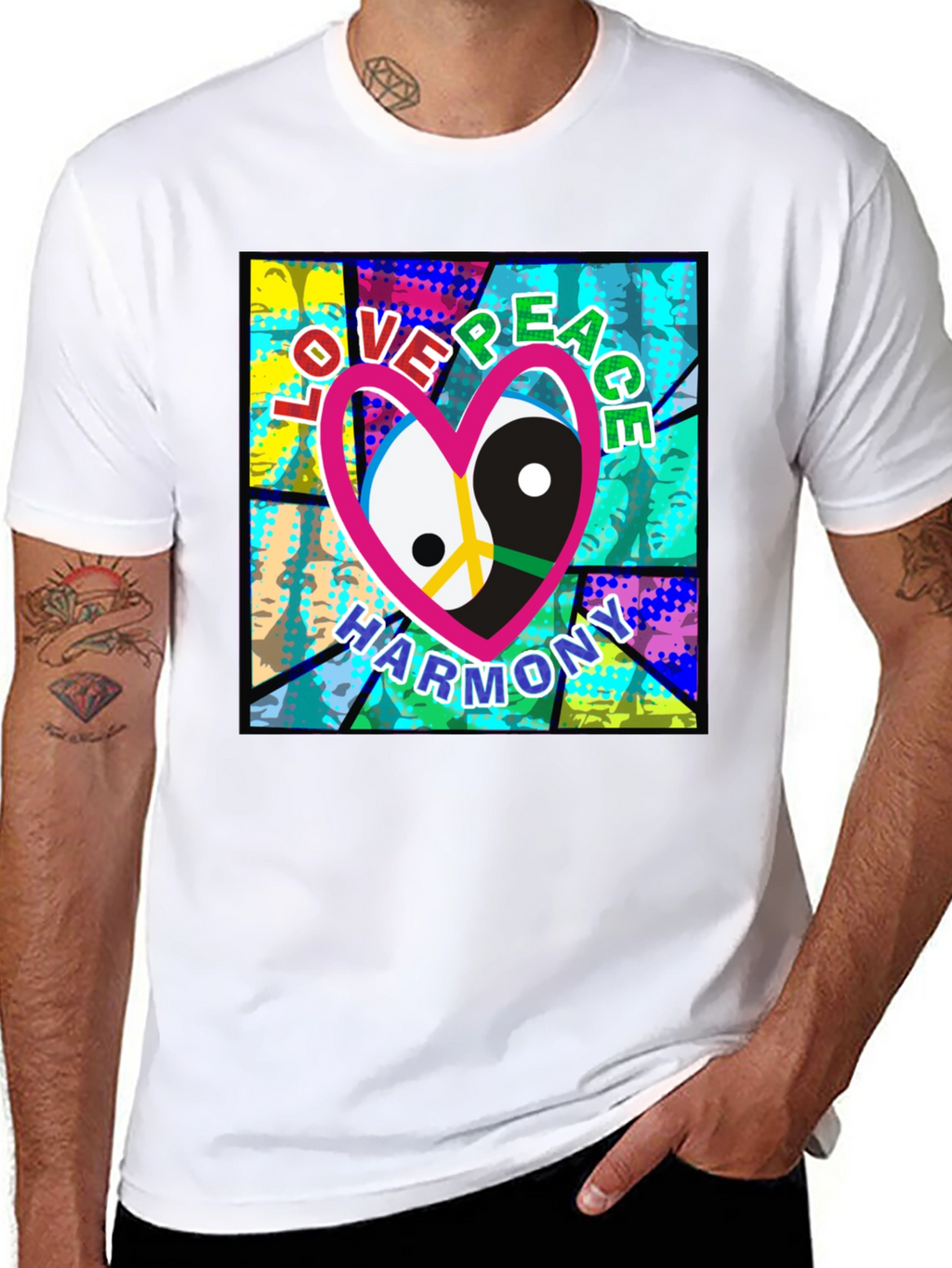 Love Peace Harmony Yin Yang T-Shirt