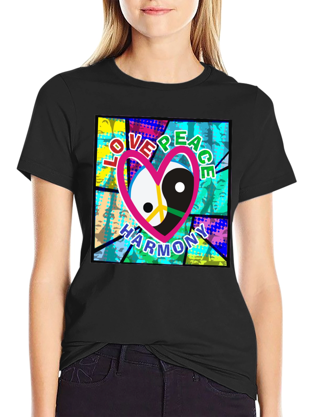 Love Peace Harmony Yin Yang T-Shirt