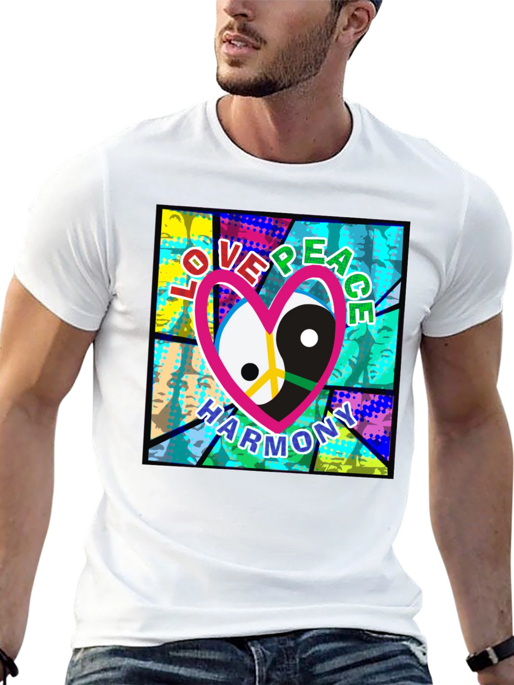 Love Peace Harmony Yin Yang T-Shirt