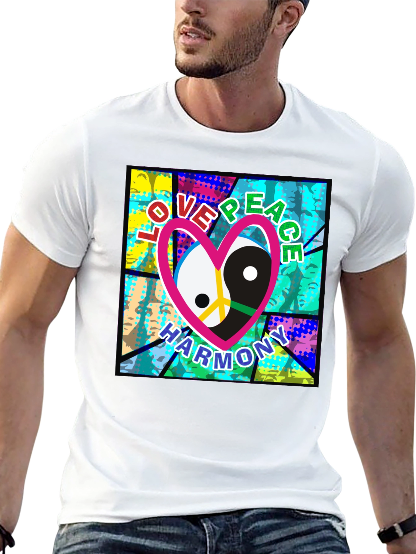 Love Peace Harmony Yin Yang T-Shirt
