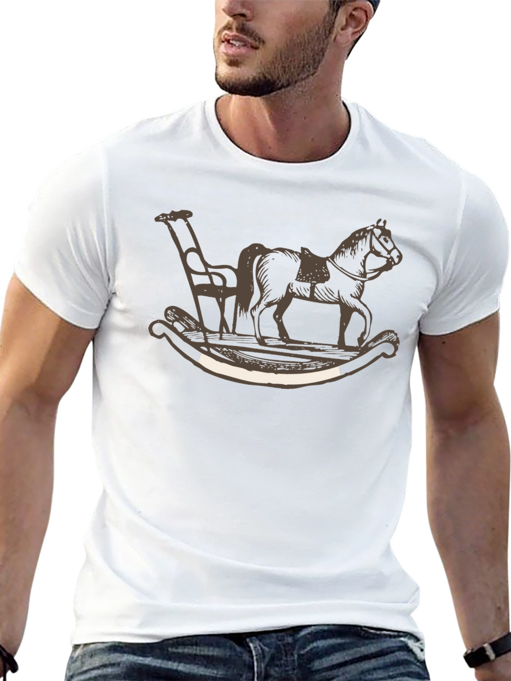 Rocking Horse Graphic Tee - Classic Comfort