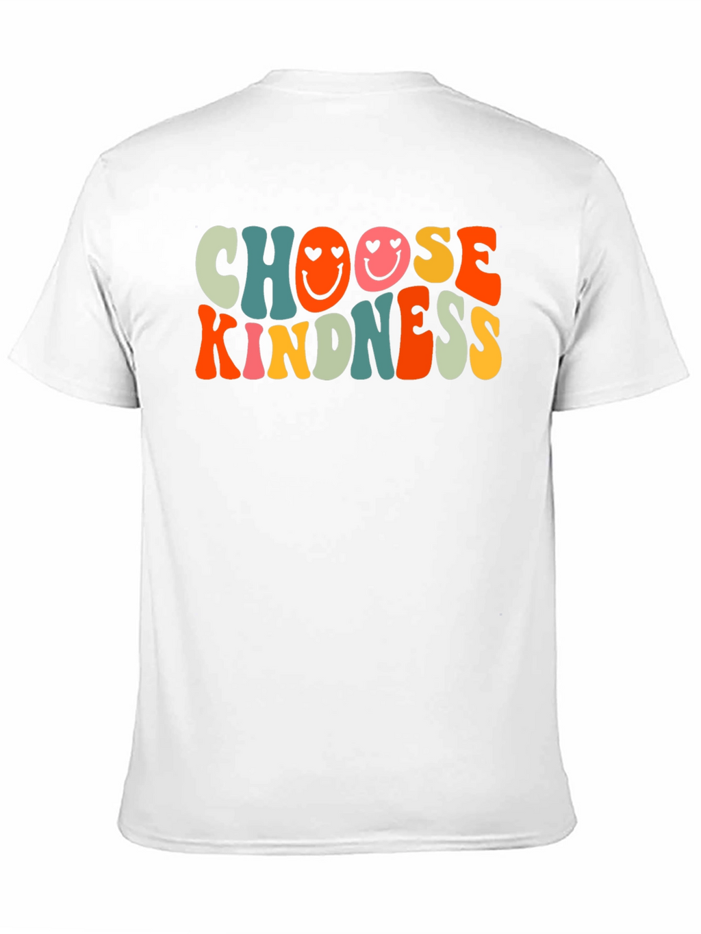Choose Kindness Graphic Tee - Retro Smiley Face T-Shirt