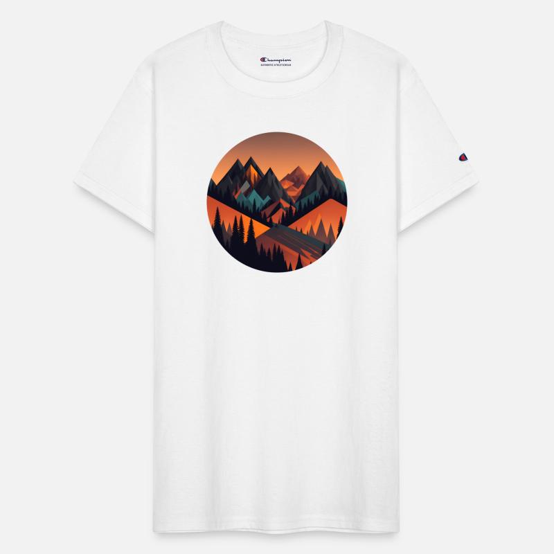 abstract mountains cape