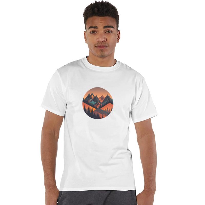 abstract mountains cape