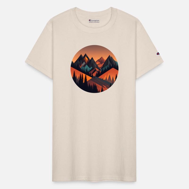 abstract mountains cape