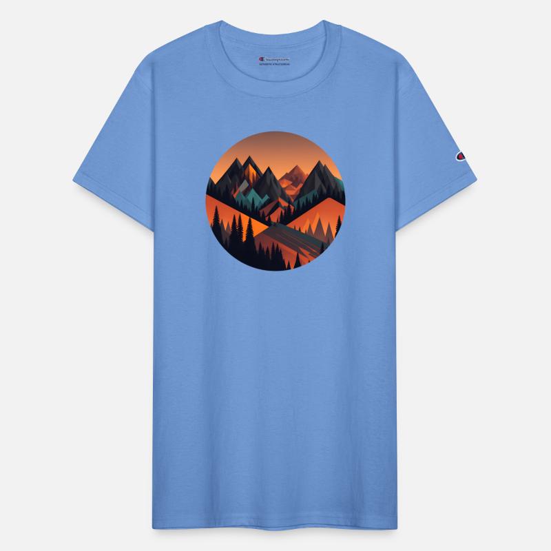 abstract mountains cape