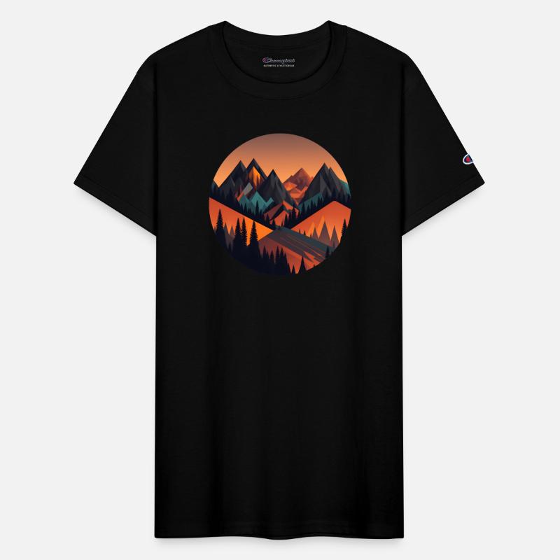 abstract mountains cape