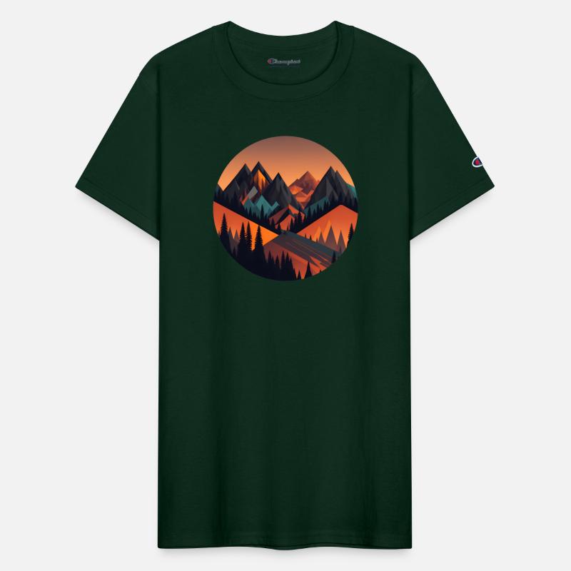 abstract mountains cape