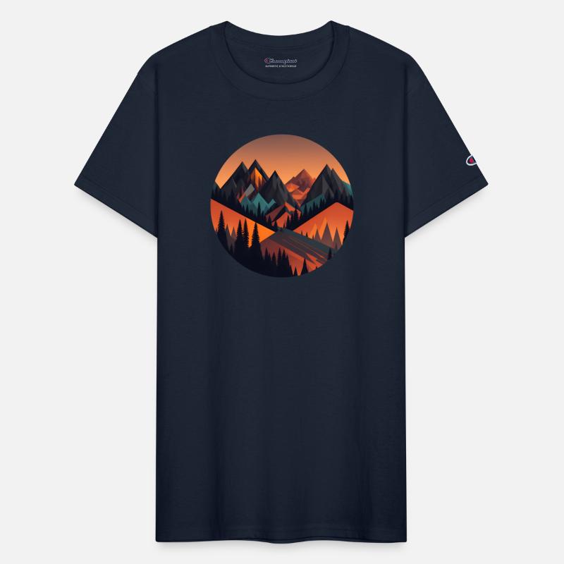 abstract mountains cape