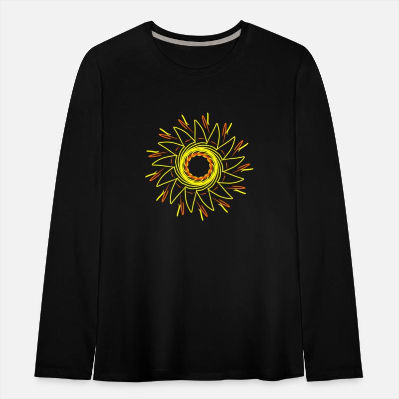 Abstract sun, circular pattern, mandala