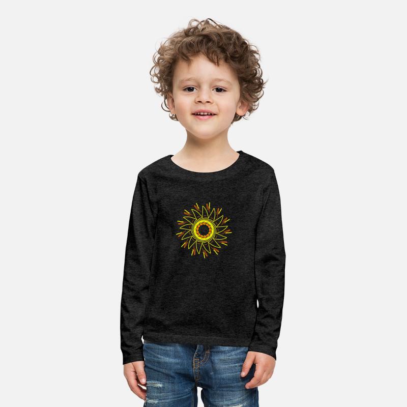 Abstract sun, circular pattern, mandala