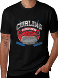 Curling Tournament T-Shirt -  Distressed Style