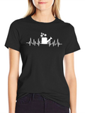 Gardening Heartbeat T-Shirt