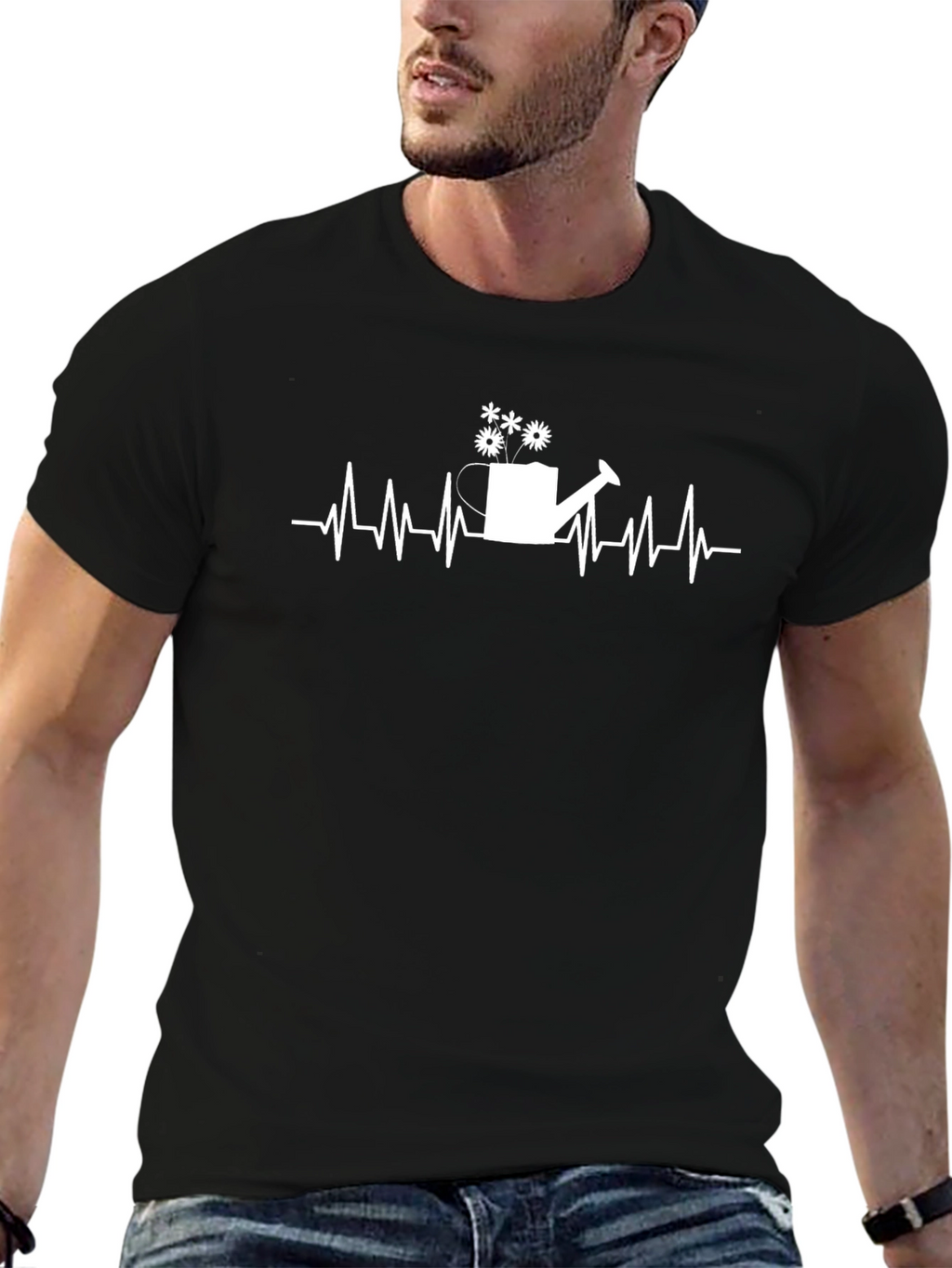 Gardening Heartbeat T-Shirt