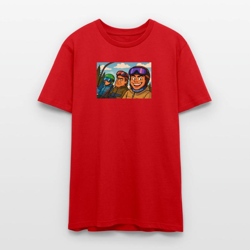 Adventure Ski Trip Illustration