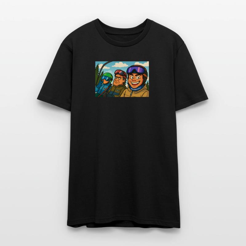 Adventure Ski Trip Illustration