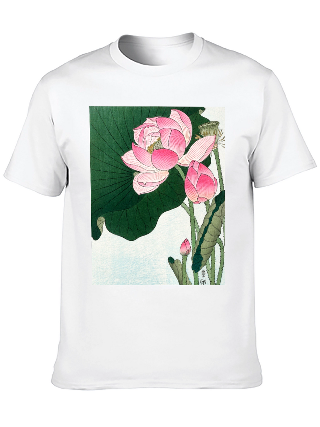Lotus Print T-Shirt