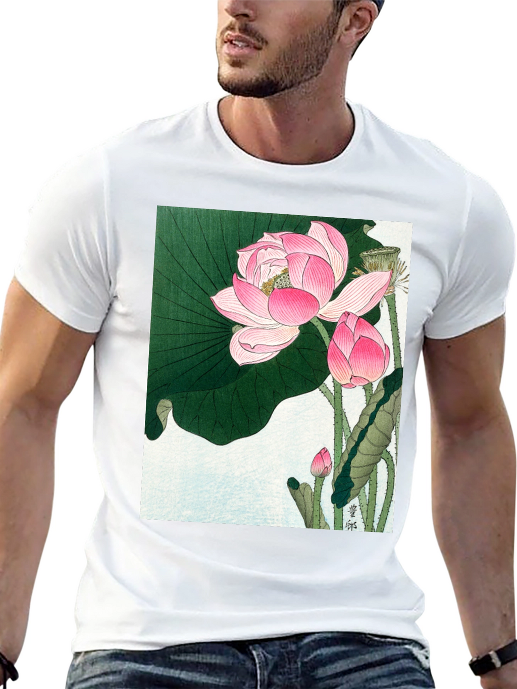 Lotus Print T-Shirt