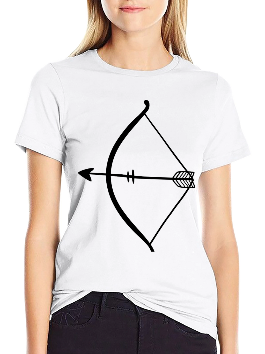 Archer Graphic Tee - Bow & Arrow Print