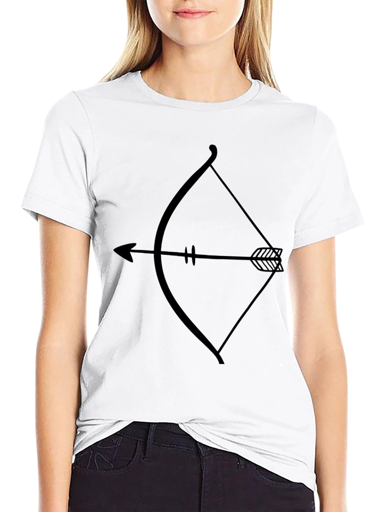 Archer Graphic Tee - Bow & Arrow Print