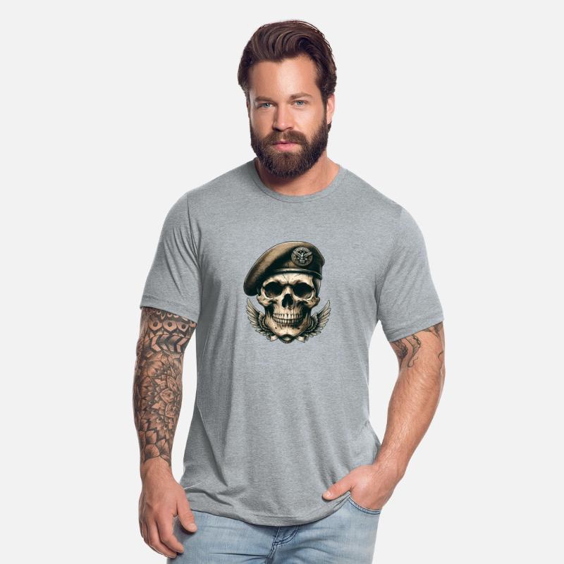Aerial Ace Skull - Vintage Aviator Badge Design