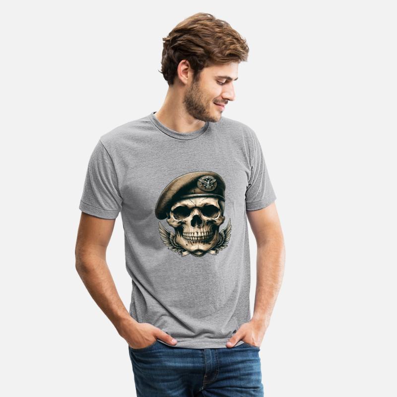 Aerial Ace Skull - Vintage Aviator Badge Design