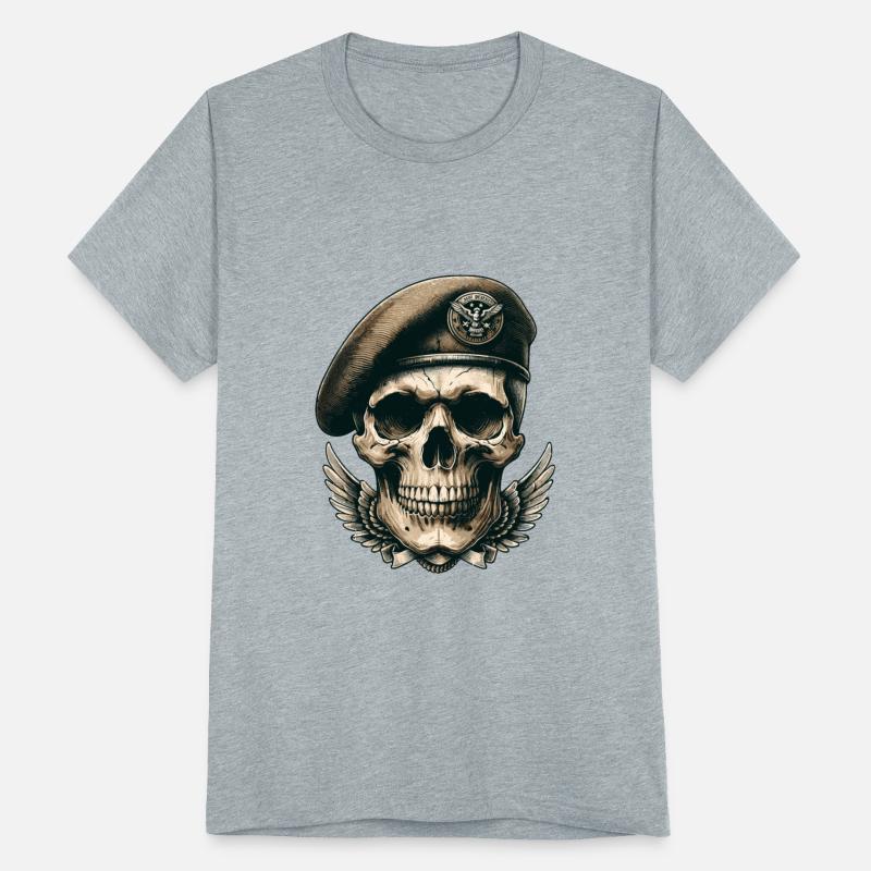 Aerial Ace Skull - Vintage Aviator Badge Design