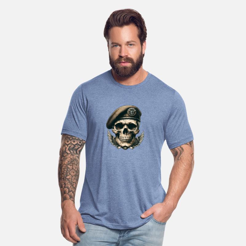 Aerial Ace Skull - Vintage Aviator Badge Design