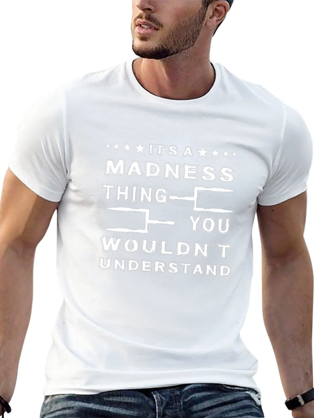 Madness Thing Graphic T-Shirt - Funny Novelty Tee
